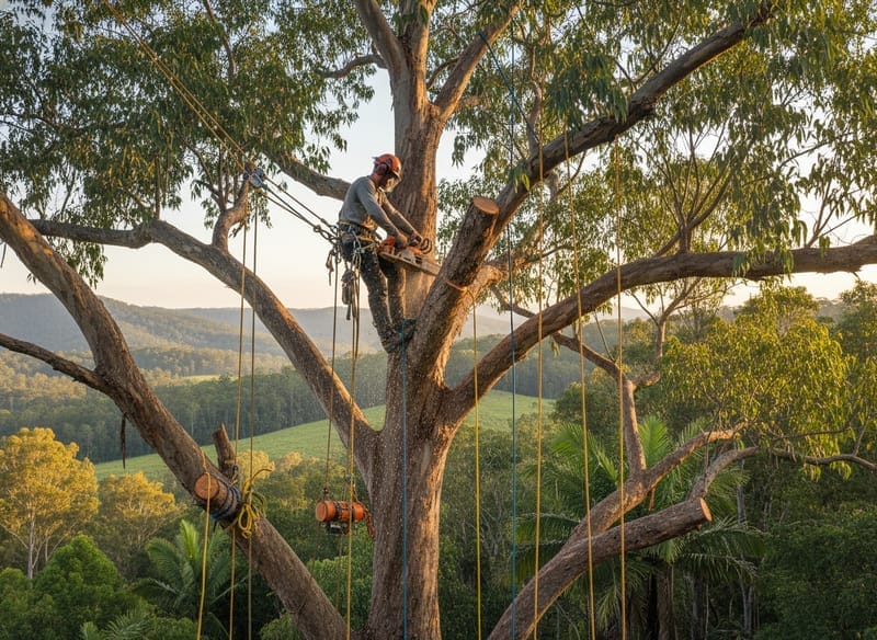 Tree Removal performed by Sunshine Coast Hinterland Arborist in the Hinterland