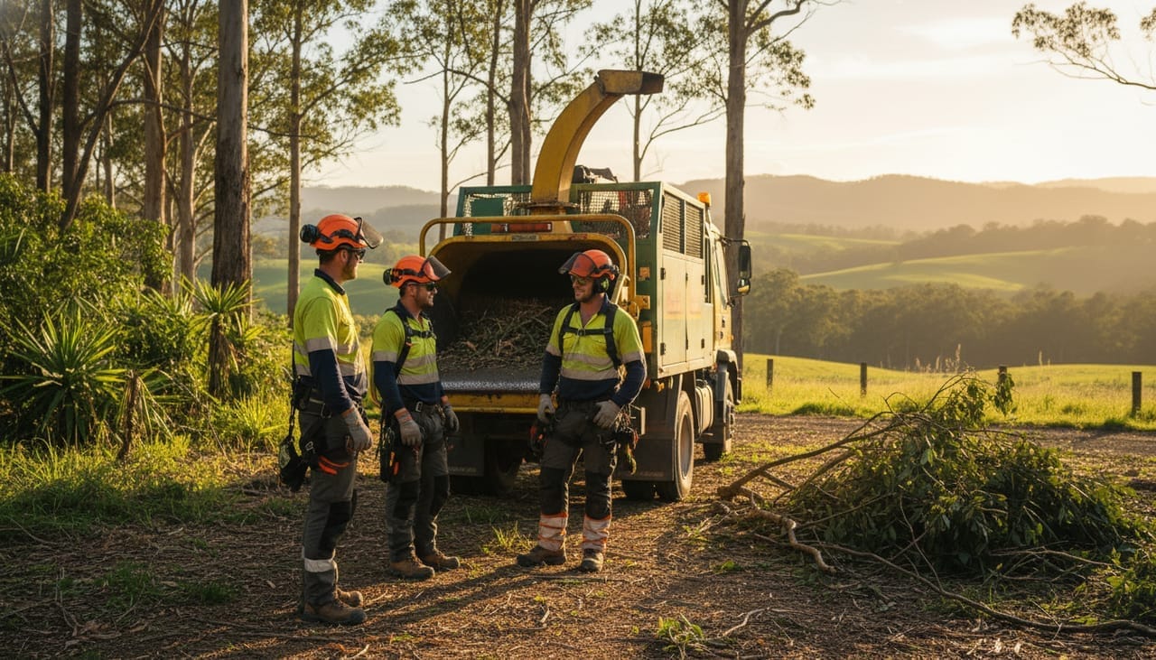 The Sunshine Coast Hinterland Arborist team — qualified arborists serving the Sunshine Coast Hinterland
